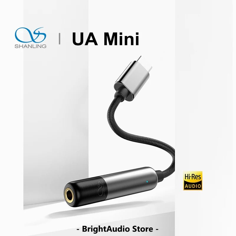 SHANLING UA Mini USB DAC AMP Type - C to 3.5mm Dongle Adapter - The HiFi Cat