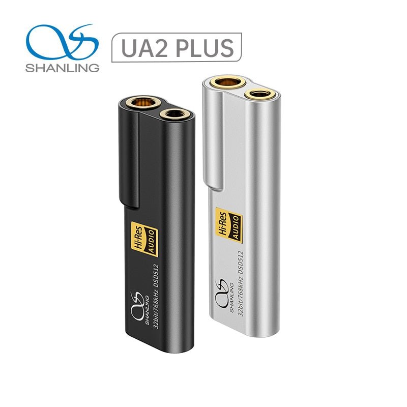 Shanling UA2 Plus ES9038Q2M Portable DAC Headphone Amplifier PCM768kHz/32Bit DSD512 3.5mm 4.4mm Ports DAC Amplifier - The HiFi Cat