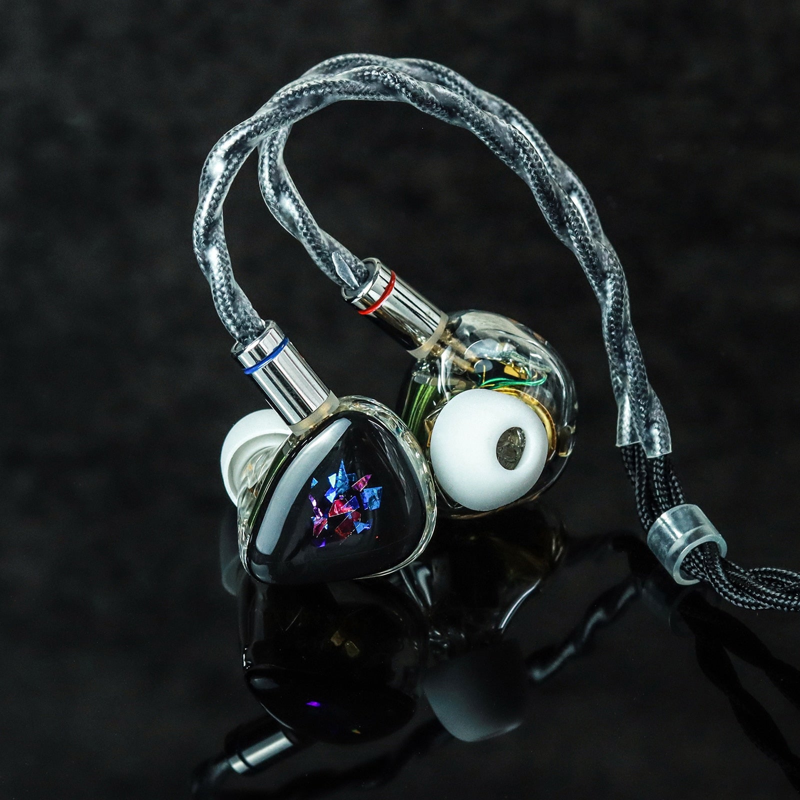 shuoer EJ07 flagship 10mm dynamic electrostatic BA driver hybrid IEM headphones - The HiFi Cat