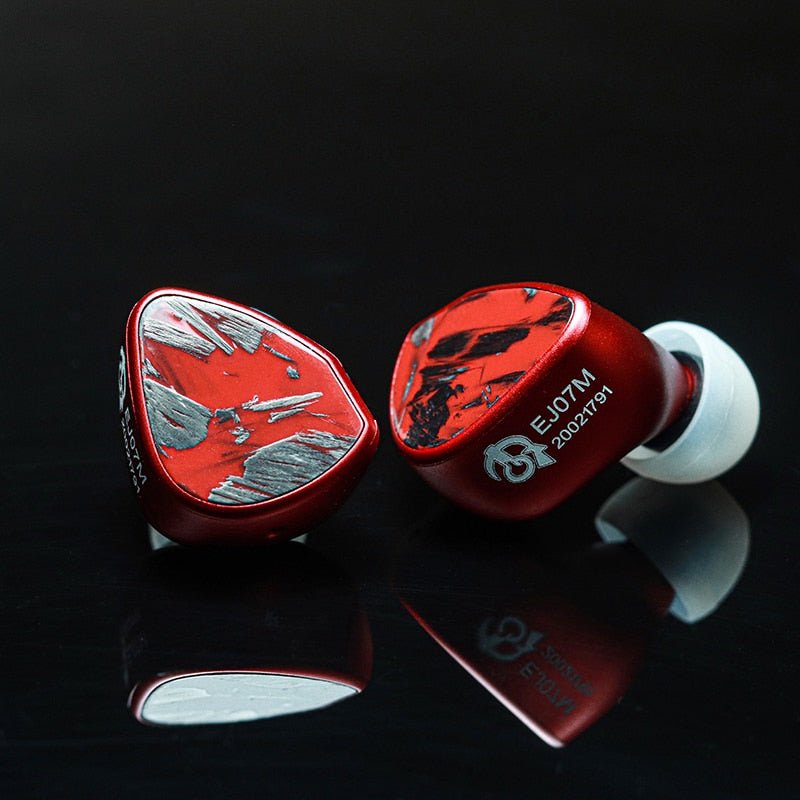 shuoer EJ07M dynamic electrostatic BA driver hybrid IEM earphones - The HiFi Cat