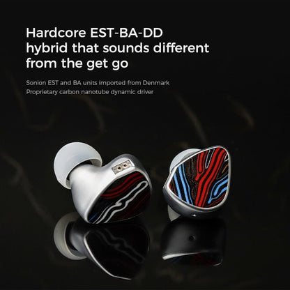 shuoer EJ07M dynamic electrostatic BA driver hybrid IEM earphones - The HiFi Cat