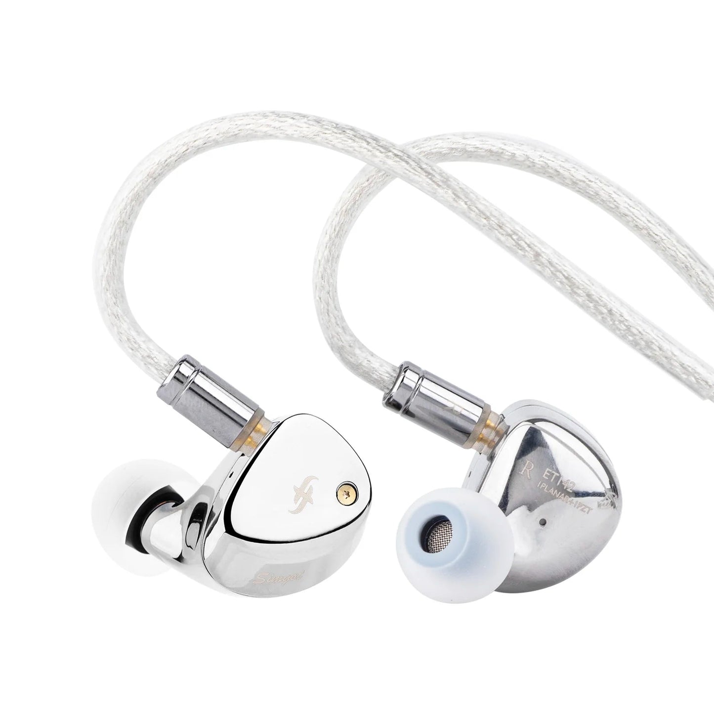 SIMGOT ET142 Advanced Dual - Symmetric Magnetic Planar & PZT IEM Earphone - The HiFi Cat