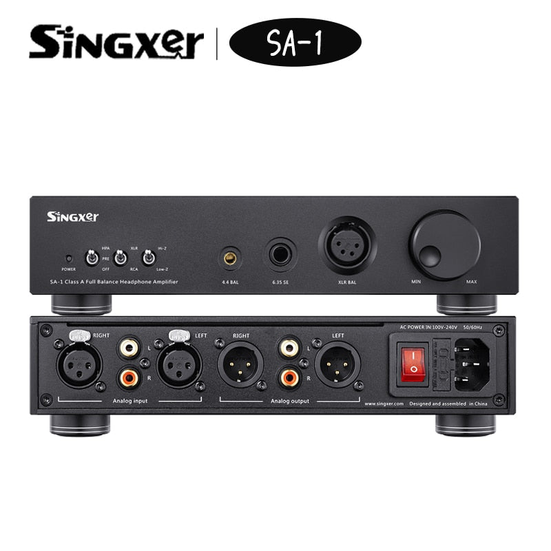 Singxer SA - 1 V2 Fully Balanced Class A Headphone Amplifier - The HiFi Cat