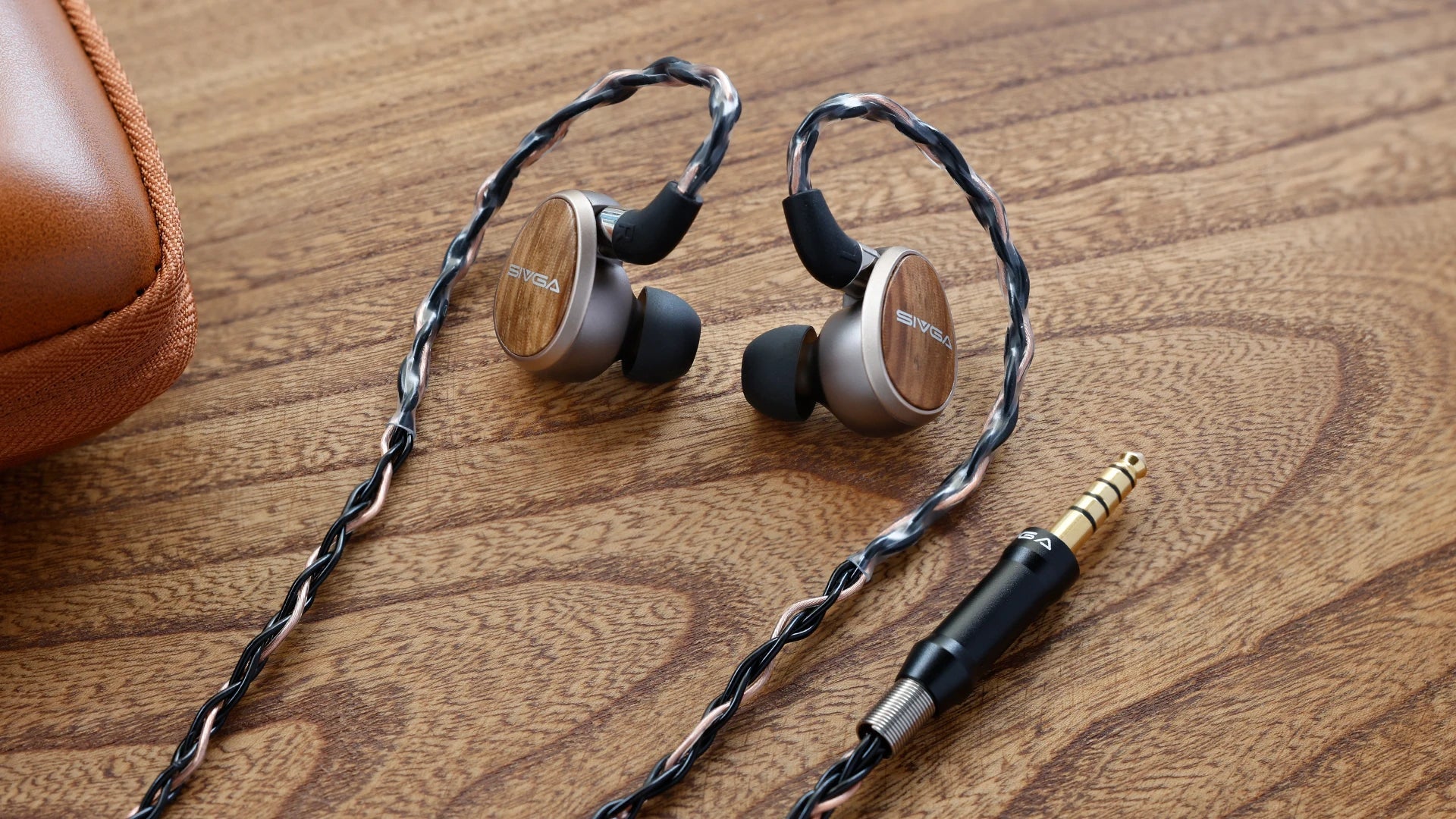 SIVGA Nightingale PRO Wired Zebra Wood Earphones - The HiFi Cat