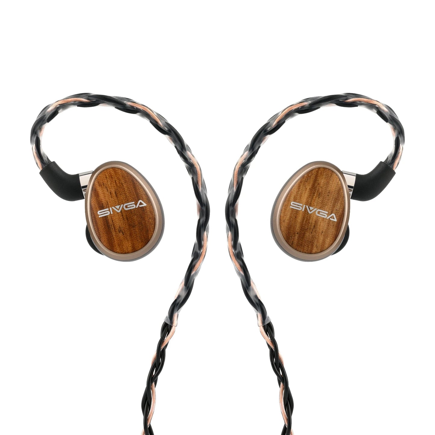 SIVGA Nightingale PRO Wired Zebra Wood Earphones - The HiFi Cat