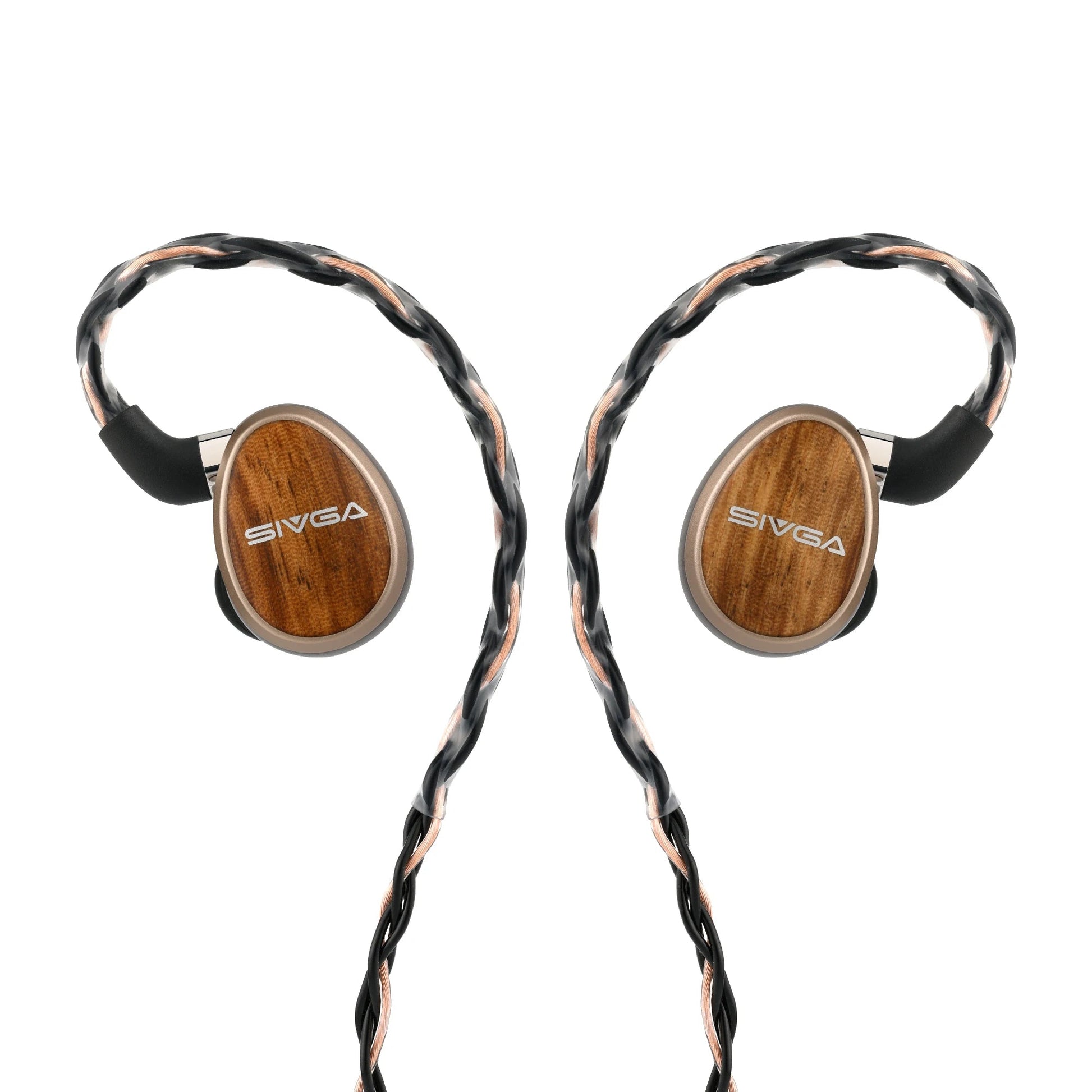 SIVGA Nightingale PRO Wired Zebra Wood Earphones - The HiFi Cat