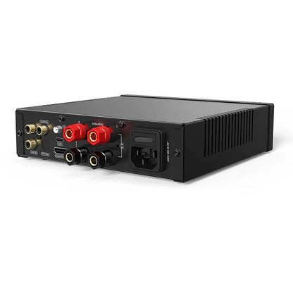 SMSL A200 Hi - Res Bluetooth 5.0 HDMI ARC Bass 70W*2 Power Amplifier - The HiFi Cat