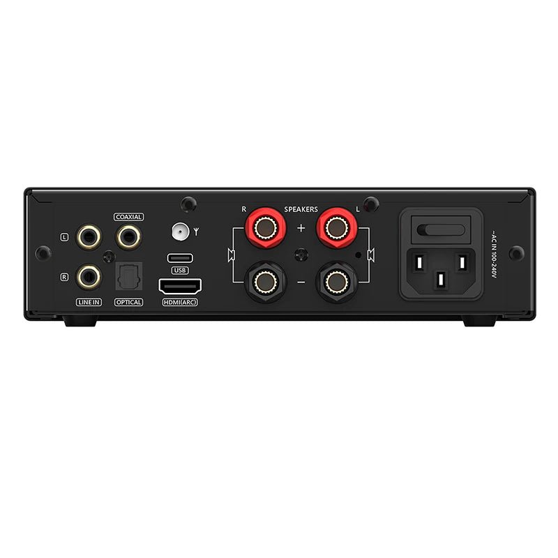 SMSL A200 Hi - Res Bluetooth 5.0 HDMI ARC Bass 70W*2 Power Amplifier - The HiFi Cat