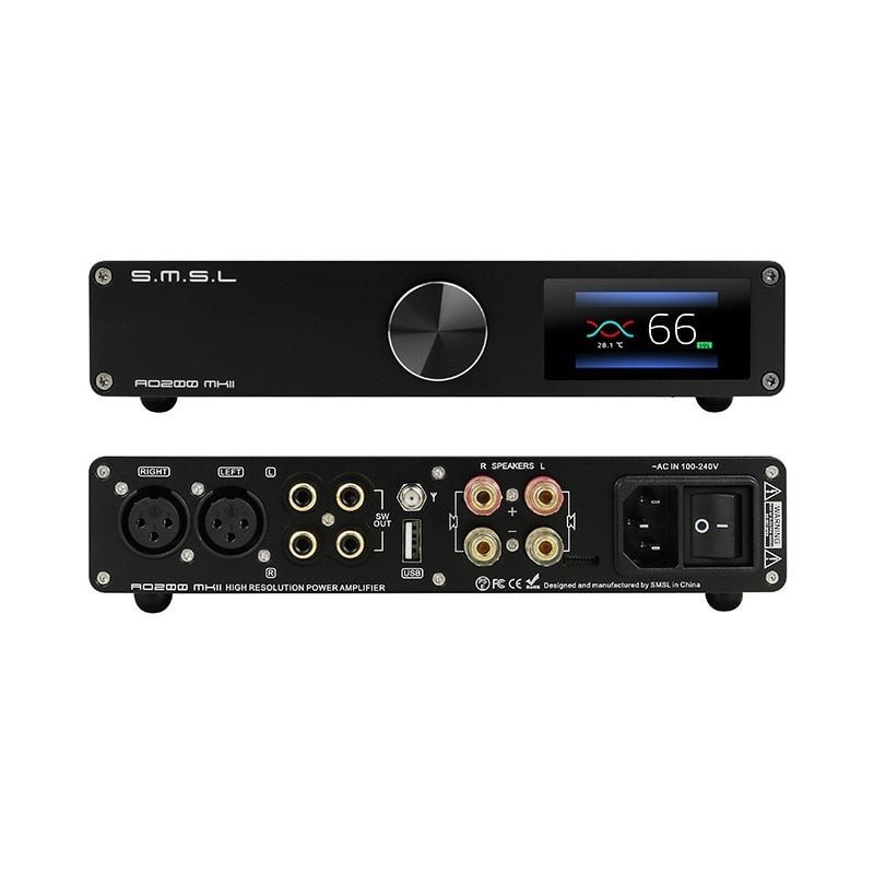 SMSL AO200 Digital Power online Home Audio 2 Channel Amp 150W×150W