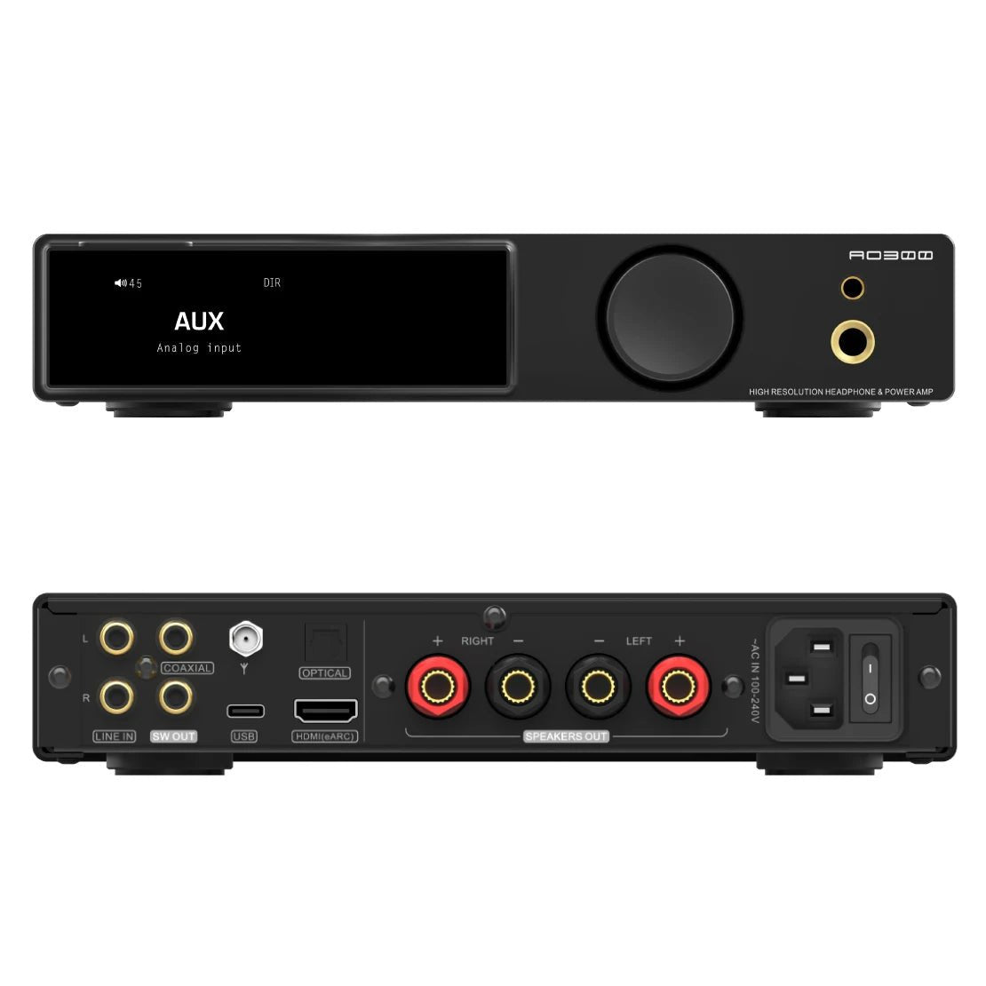 SMSL AO300 PRO High - End DAC/AMP with High - Fidelity Cirrus Logic CS43131 Decoding Chip & 4.4mm and 6.35mm Headphone Outputs - The HiFi Cat