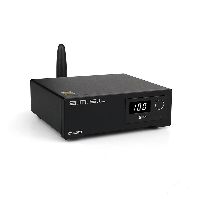 SMSL C100 USB MQA DAC AK4493S Bluetooth Decoder With remote - The HiFi Cat