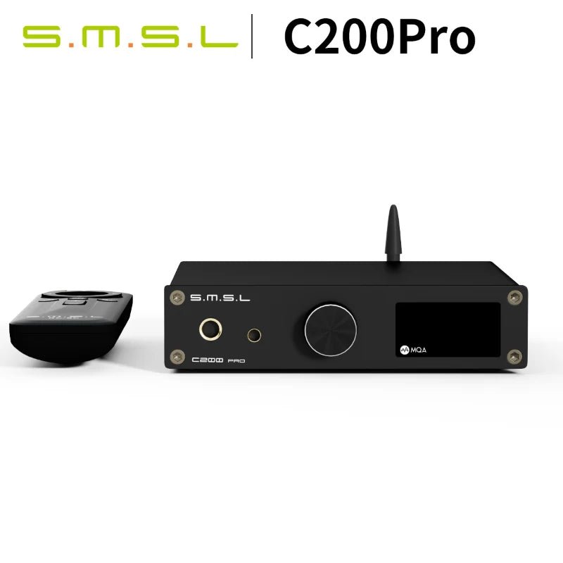 SMSL C200Pro ESS ES9039Q2M Bluetooth DAC Headphone Amplifier - The HiFi Cat