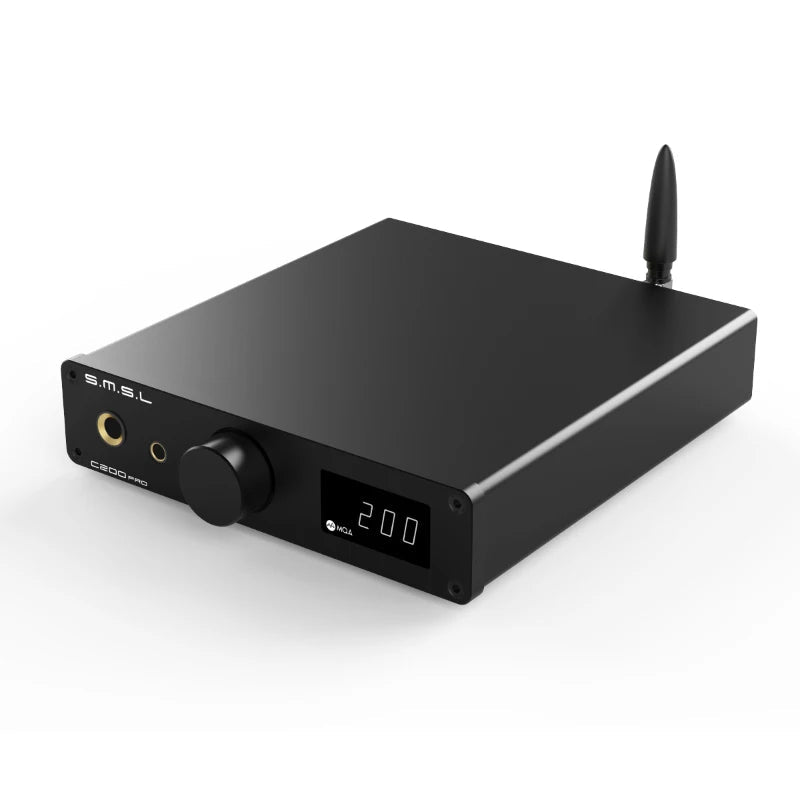 SMSL C200Pro ESS ES9039Q2M Bluetooth DAC Headphone Amplifier - The HiFi Cat