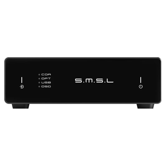 SMSL D1 Desktop DAC | ROHM BD34352EKV | PCM768kHz / DSD512 | USB - C / Optical / Coaxial | RCA Output - The HiFi Cat