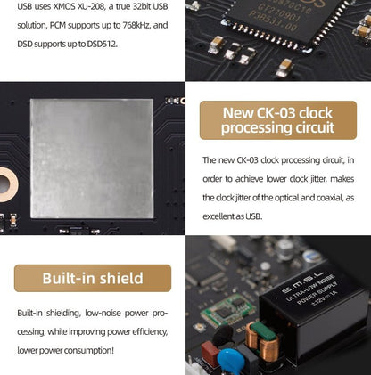 SMSL D300 Decoder ROHM BD34301EKV DAC - The HiFi Cat