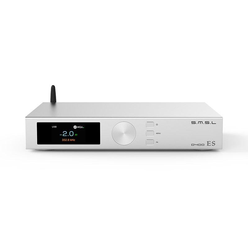 SMSL D400ES Audio DAC MQA MQA - CD Hires ES9039MSPRO 11OPA1612A With Remote Control - The HiFi Cat