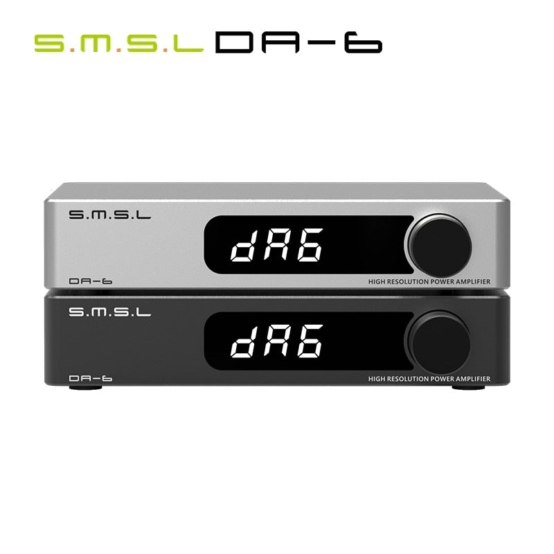 SMSL DA - 6 Power Amplifier Mini High Resolution DA6 Amp 70W*2 with Remote Control - The HiFi Cat