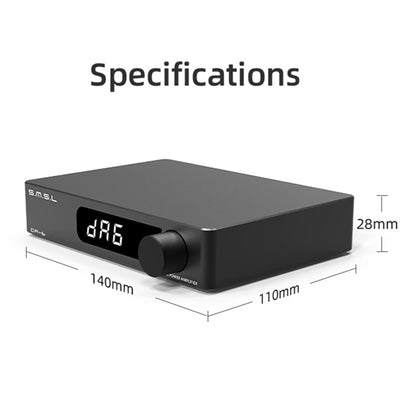 SMSL DA - 6 Power Amplifier Mini High Resolution DA6 Amp 70W*2 with Remote Control - The HiFi Cat