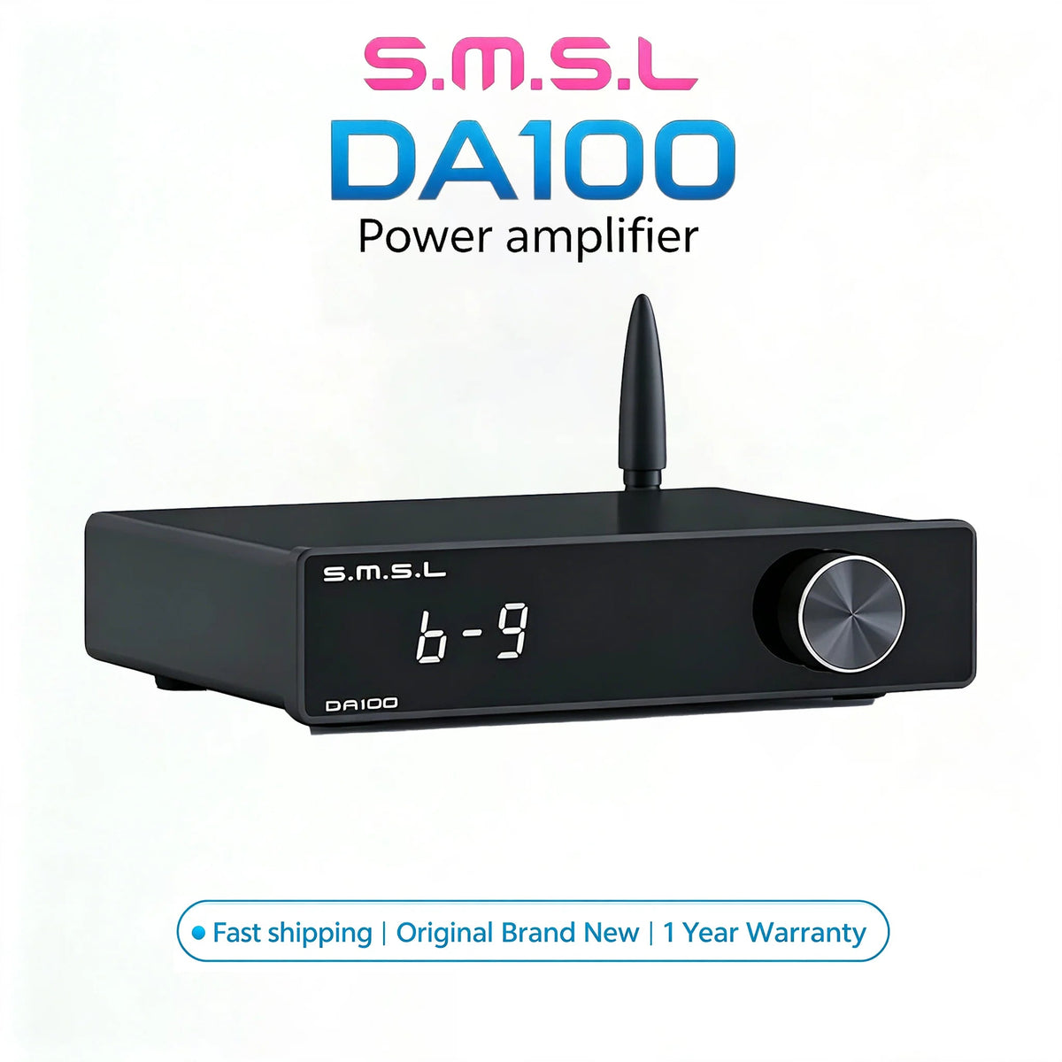S.M.S.L DA100 2.1ch Power Amplifier | Dual TAS5827 | 67W×2 + 100W Sub - The HiFi Cat