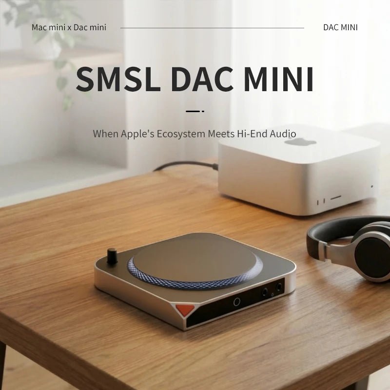SMSL DAC MINI ES9039Q2M Desktop DAC - Optical/Coaxial PCM768 - The HiFi Cat