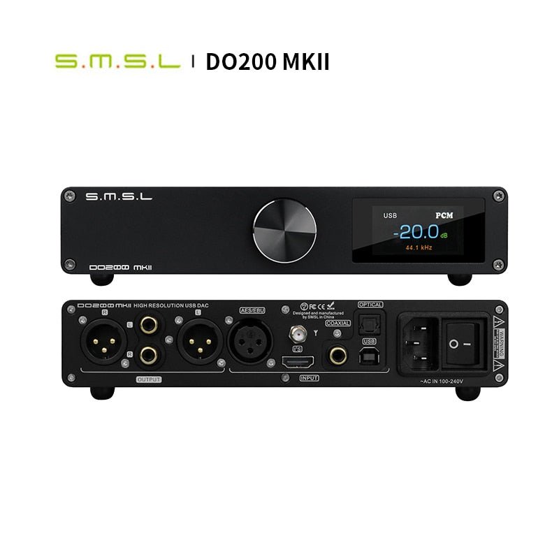 SMSL DO200 MKII Audio DAC ES9068AS*2 MQA Full Decoding - The HiFi Cat