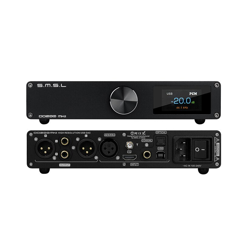 SMSL DO200 MKII Audio DAC ES9068AS*2 MQA Full Decoding - The HiFi Cat