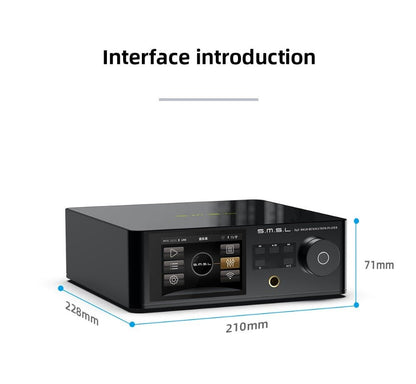 SMSL DP5 turntable U disk usb Music player with MQA DAC decoding ES9038PRO - The HiFi Cat