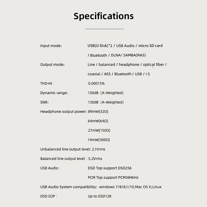 SMSL DP5 turntable U disk usb Music player with MQA DAC decoding ES9038PRO - The HiFi Cat