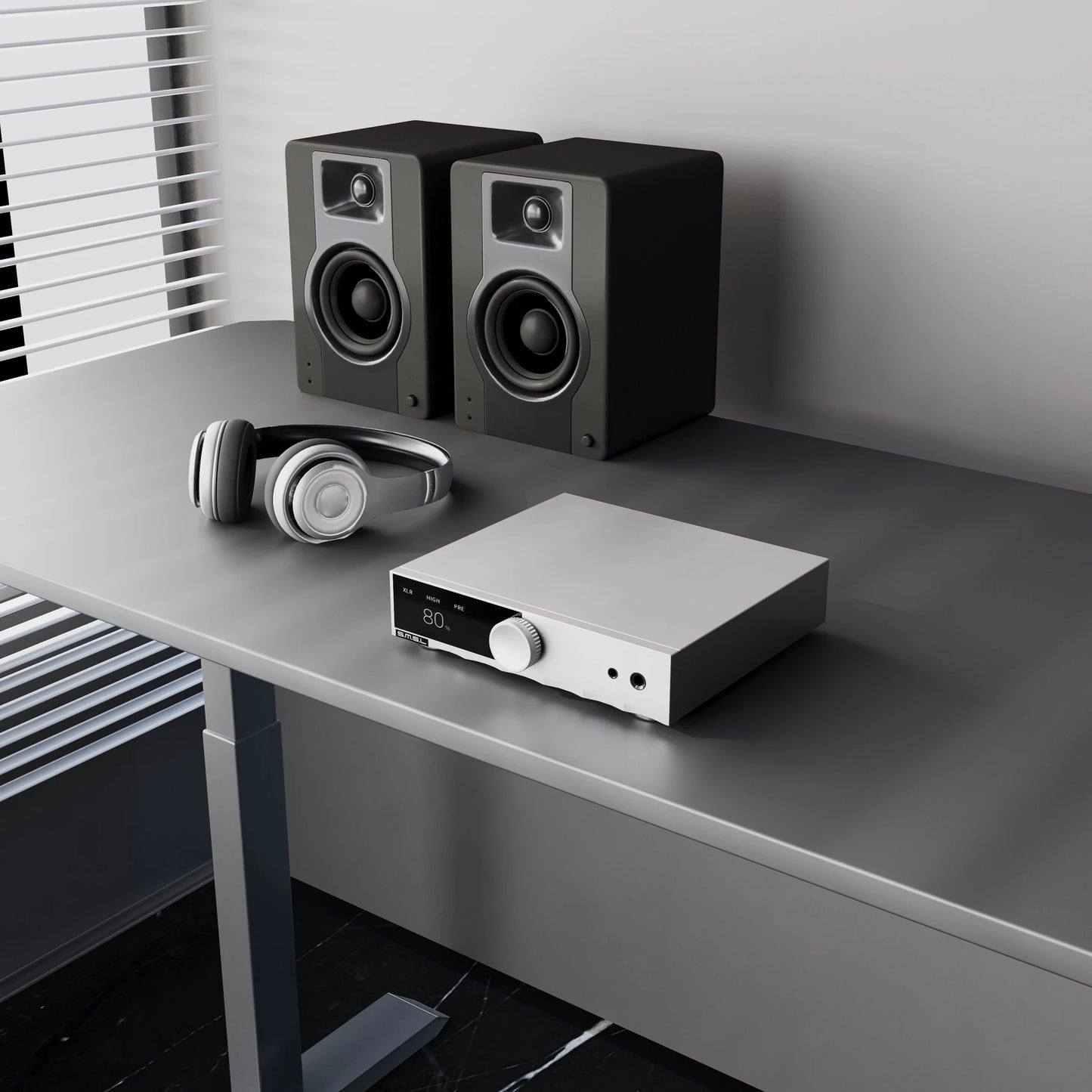 SMSL H200 Fully Balanced Headphone Amplifier & Preamplifier | PLFC+ Circuit, 131dB SNR, 3-Level Gain - The HiFi Cat