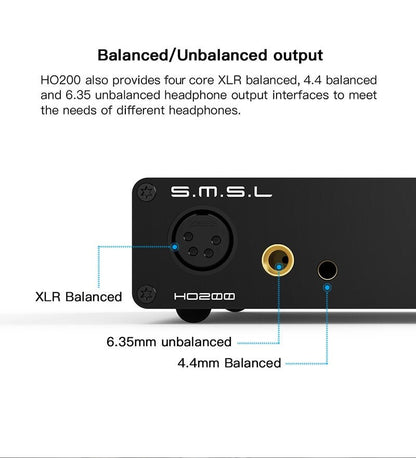 SMSL HO200 HiRes headphone amplifier 16ohm - The HiFi Cat