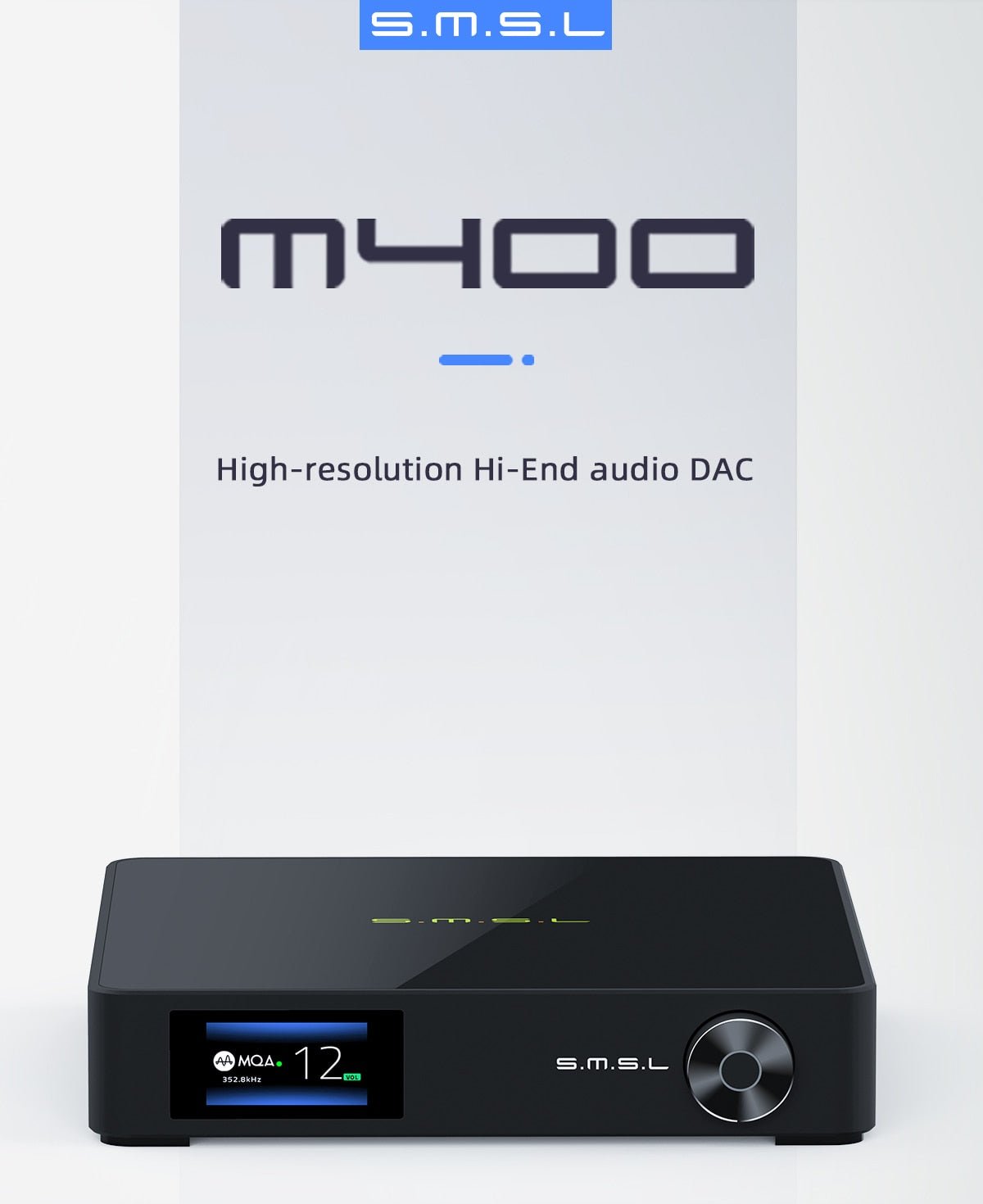 SMSL M400 BT5.0 AK4499 MQA Full Balanced DAC - The HiFi Cat