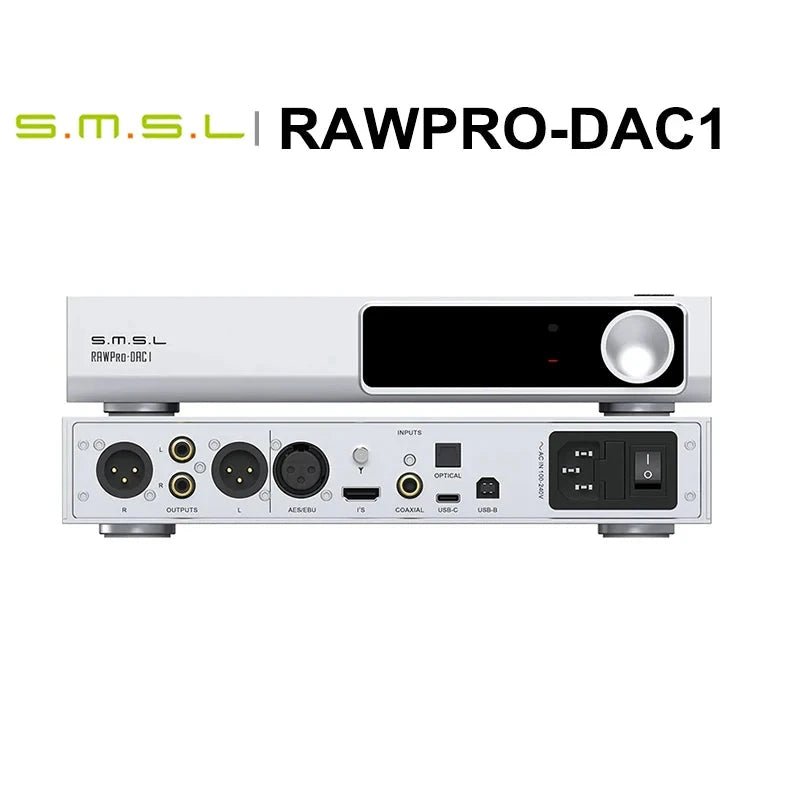 SMSL RAWPRO - DAC1 ES9039MSPro Decoder MQA DAC - The HiFi Cat