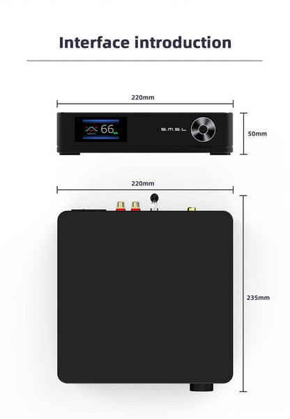 SMSL SA400 230W RMS*2 4Ω Bluetooth5.0 Hifi Power Amplifier - The HiFi Cat