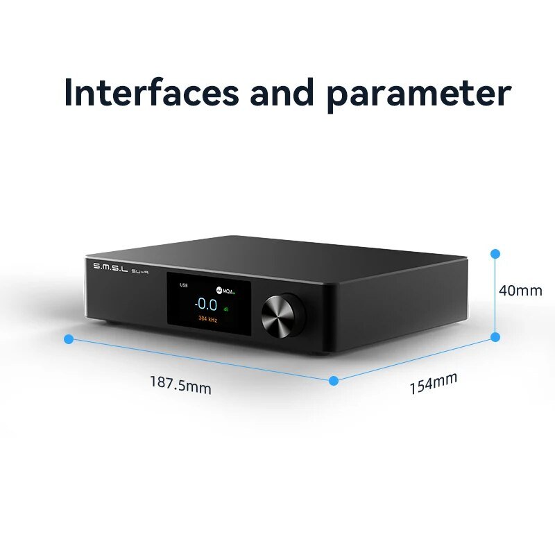 SMSL SU - 9 ultra MQA AK4191+AK4499EX LDAC BT5.0 USB Balanced DAC - The HiFi Cat
