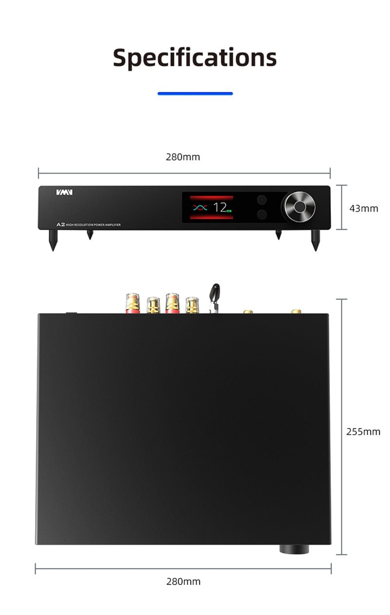 SMSL VMV A2 High resolution power amplifier - The HiFi Cat