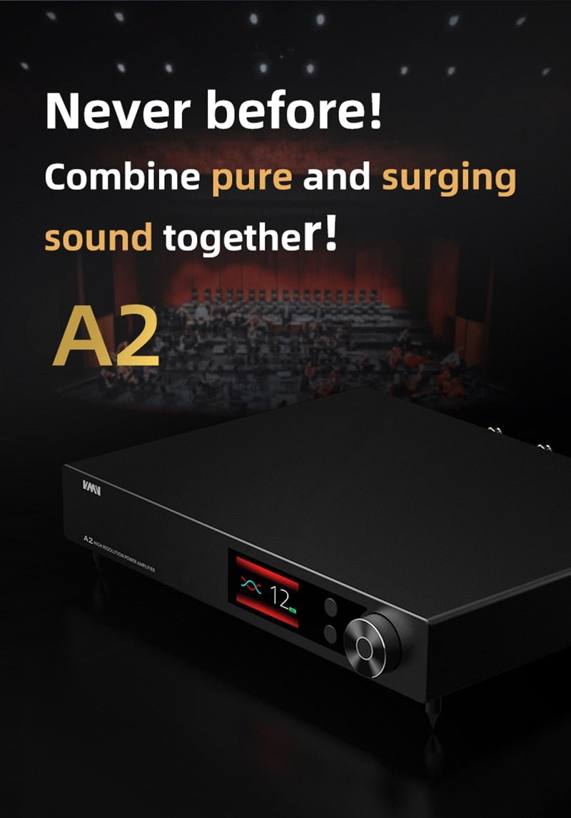 SMSL VMV A2 High resolution power amplifier - The HiFi Cat