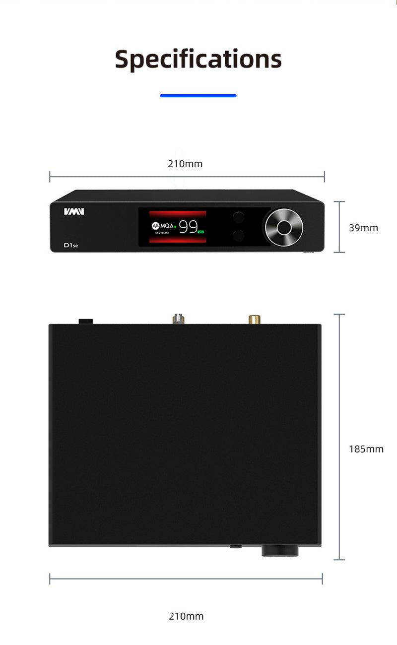 SMSL VMV D1se MQA ES9038PRO Audio DAC - The HiFi Cat