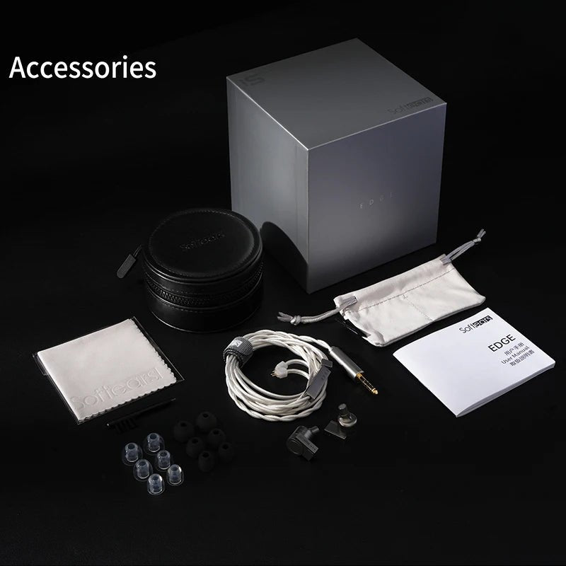 Softears EDGE | 11mm Labyrinth Dynamic Driver IEM | Titanium Alloy - The HiFi Cat