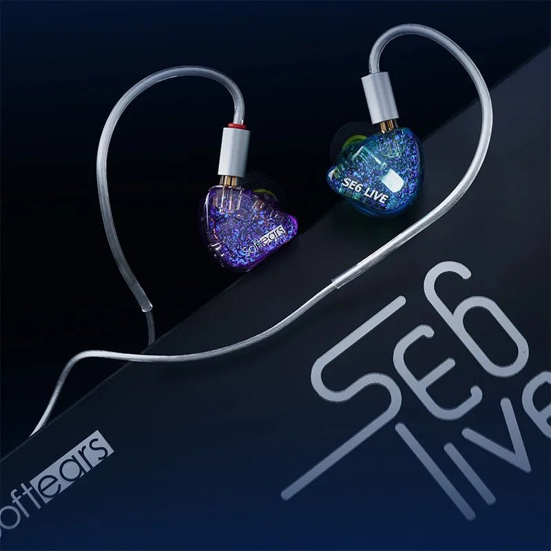 Softears SE6 Live Professional Stage In - Ear Monitor with 6 Balanced Armature Drivers - The HiFi Cat