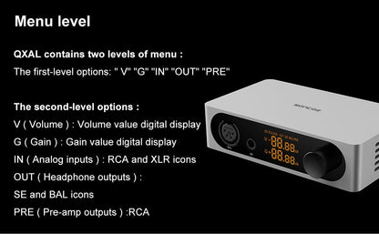 SONCOZ LA - QXD1 ES9038Q2M DAC Balanced XLR Outputs - The HiFi Cat