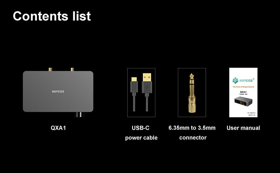 SONCOZ LA - QXD1 ES9038Q2M DAC Balanced XLR Outputs - The HiFi Cat