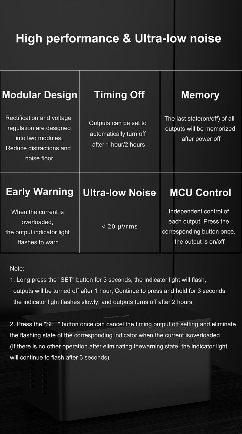 SONCOZ LP1 Ultra - low Linear Power Supply - The HiFi Cat