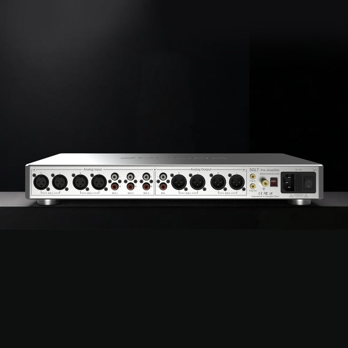 SONCOZ SGL7 Fully Balanced Analog HiFi Preamplifier - The HiFi Cat