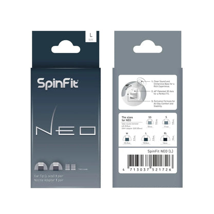 SpinFit NEO for IEM Silicone Patented Eartips - The HiFi Cat