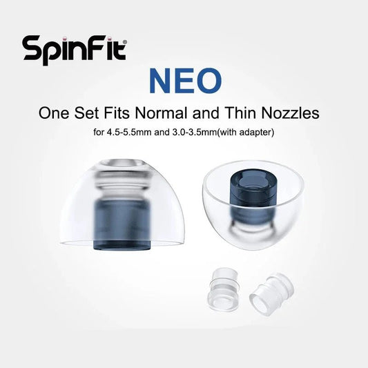 SpinFit NEO for IEM Silicone Patented Eartips - The HiFi Cat