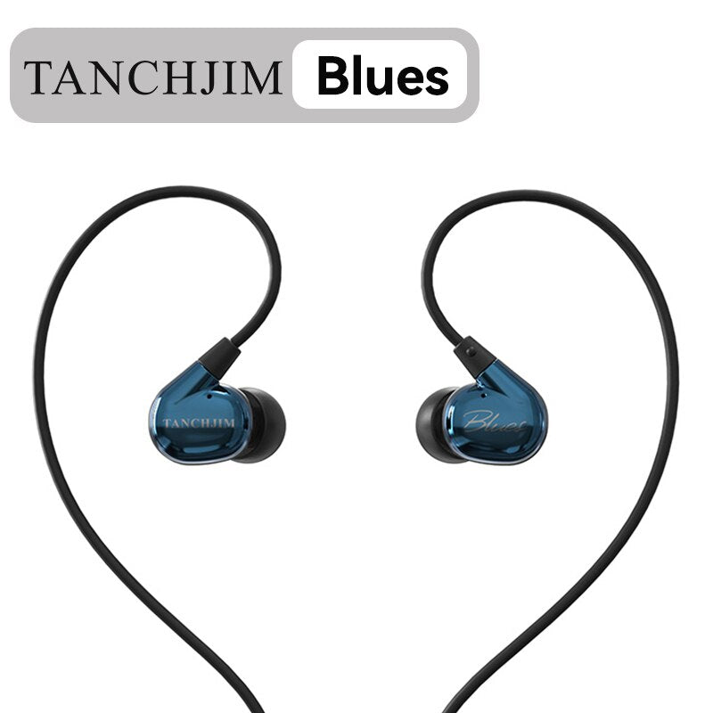 TANCHJIM Blues DMT Dynamic 3.5mm Line type HiFi In - Ear Earphone - The HiFi Cat