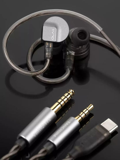 TANCHJIM OLA II Coaxial Hybrid IEM (1DD+1BA) | DMT5 Dynamic + PURE-Hi BA, 8-Band PEQ DSP - The HiFi Cat