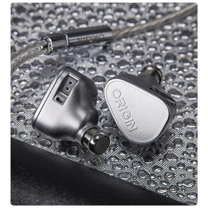 TANCHJIM ORIGIN DMT5 Dynamic Driver Matte silver In - Ear Earphone IEM - The HiFi Cat