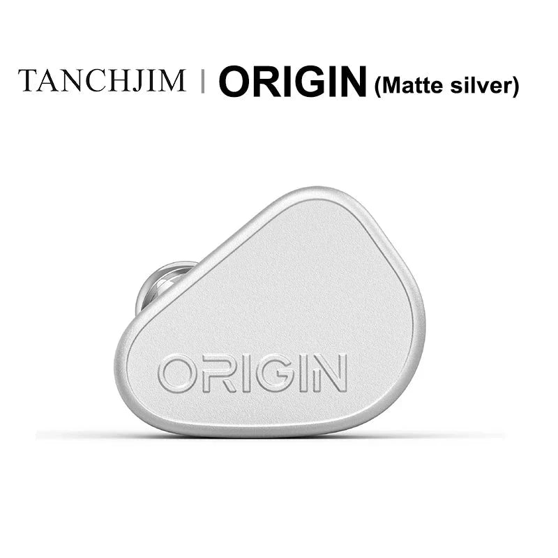 TANCHJIM ORIGIN DMT5 Dynamic Driver Matte silver In - Ear Earphone IEM - The HiFi Cat