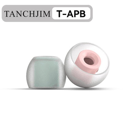 Tanchjim T - APB T300 Earphone tips Treble/ Bass Enhancing Air Pressure Balance Silicone Eartips 1 Card 2 Pairs ( T300B+T300T) - The HiFi Cat